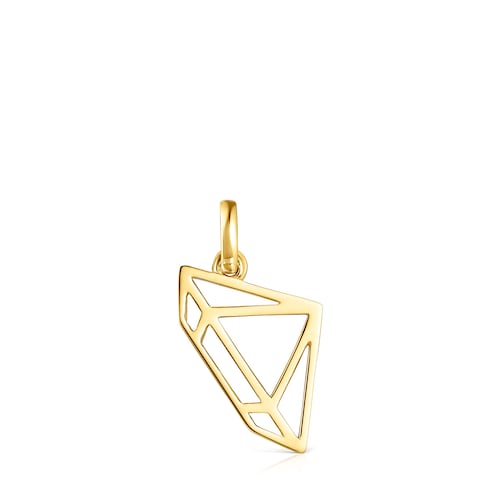 Pingente Job diamante em Prata Vermeil