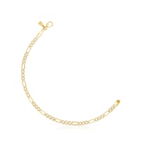 Pulsera barbada con baño de oro 18 kt sobre plata TOUS Chain