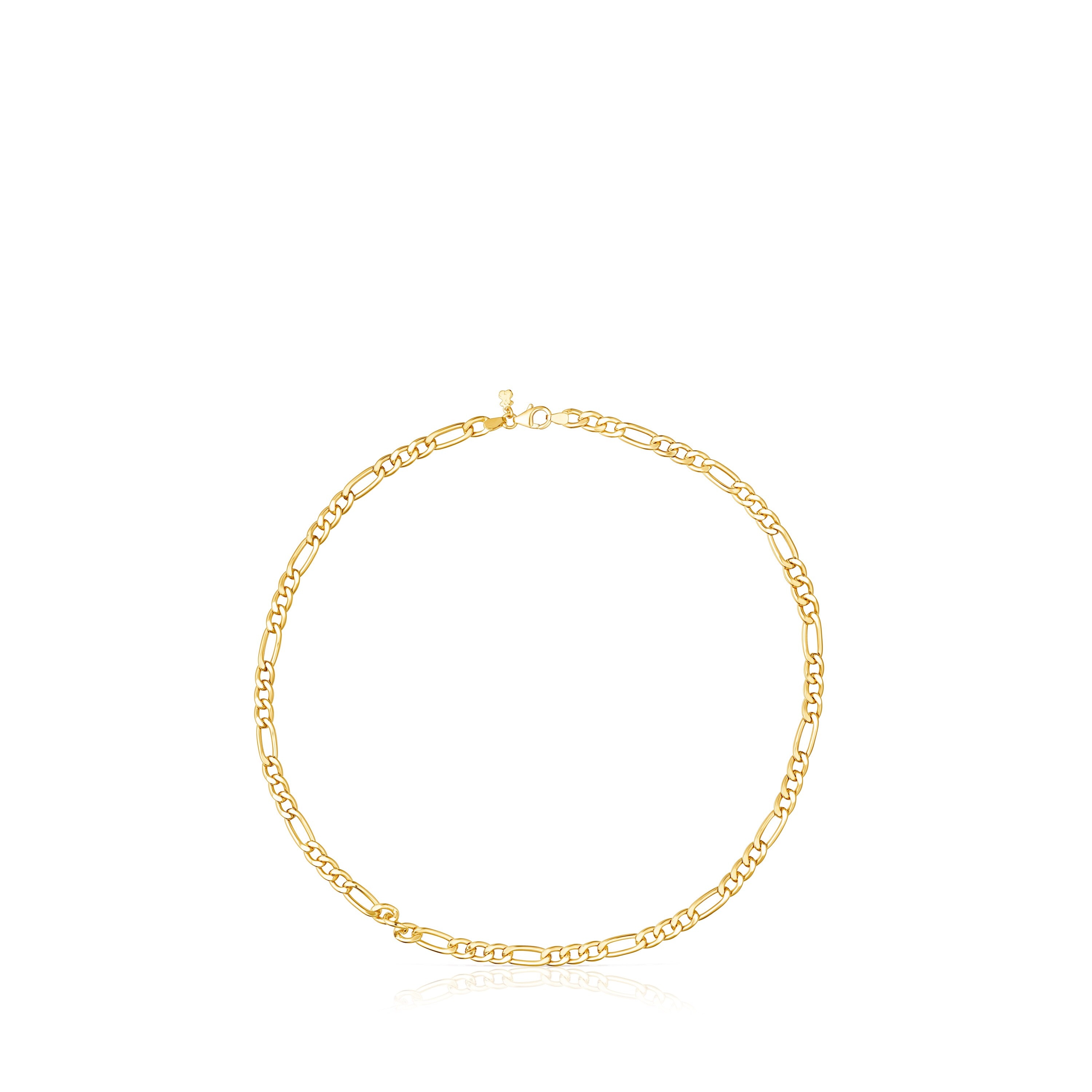 Silver Vermeil TOUS Chain curbed Bracelet