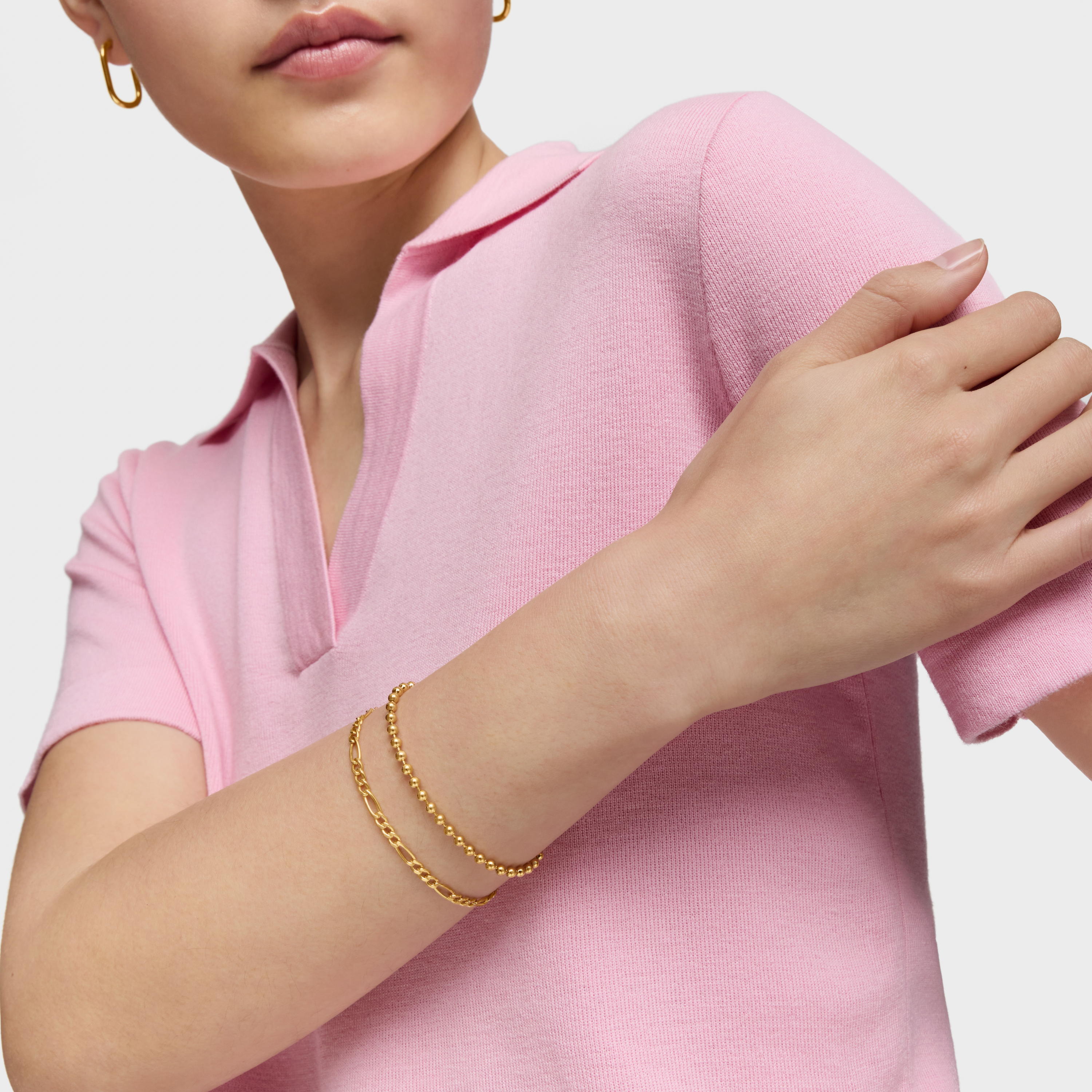 Silver Vermeil TOUS Chain curbed Bracelet