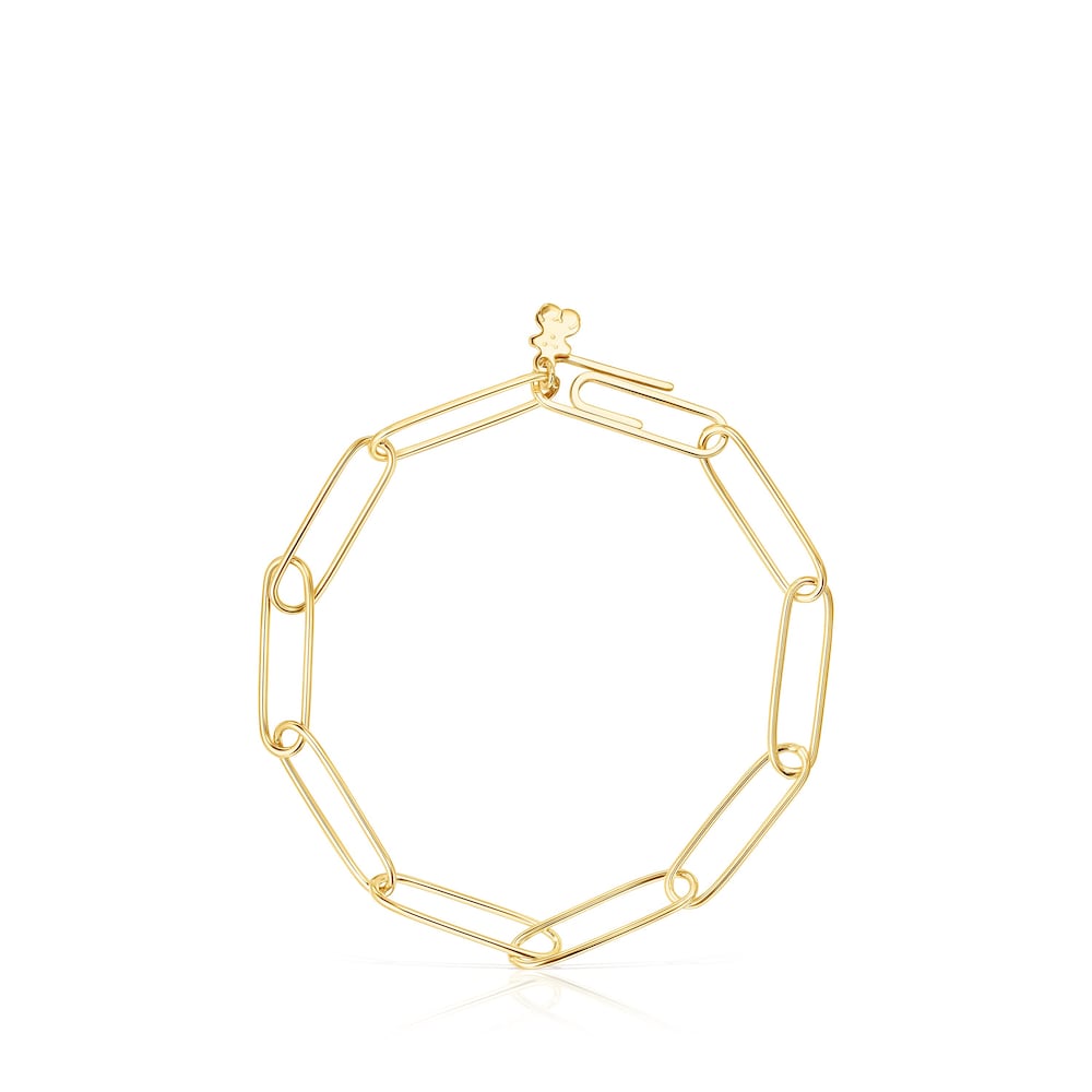 Pulseira TOUS Chain clip em Prata Vermeil
