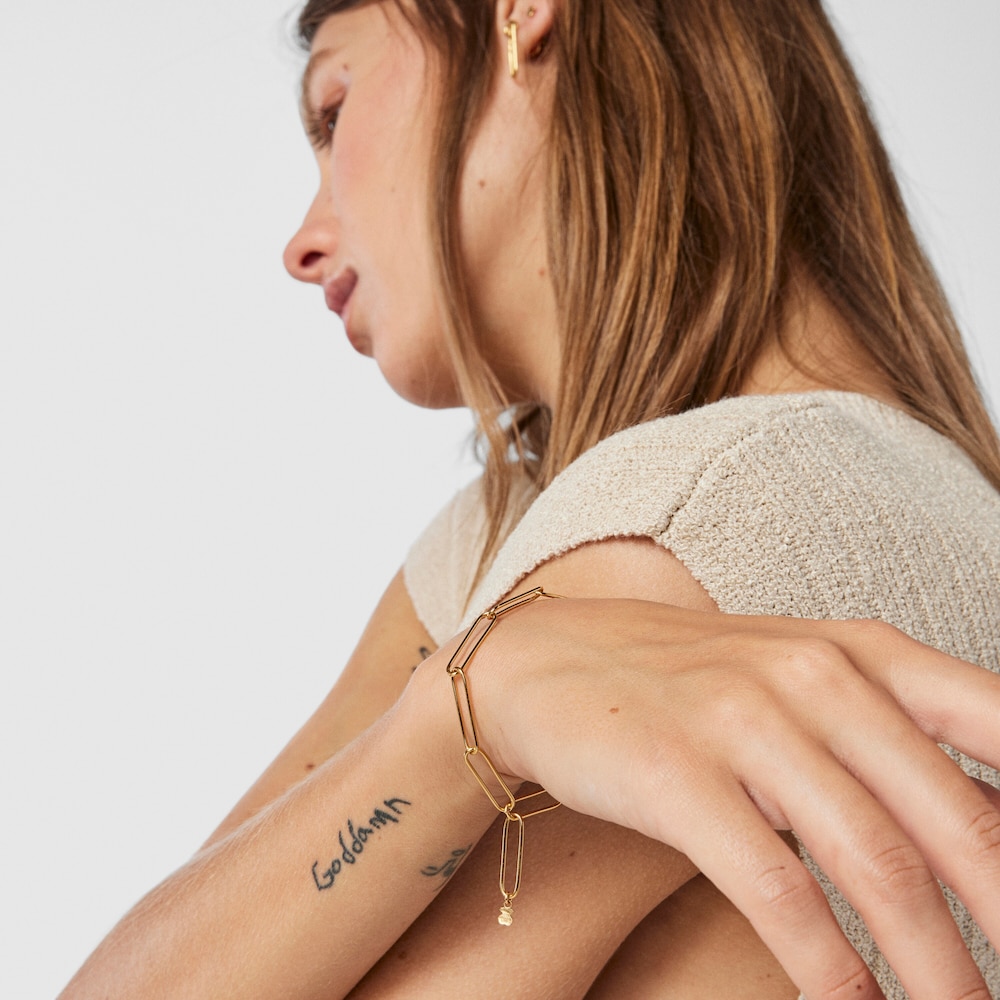 Pulseira TOUS Chain clip em Prata Vermeil