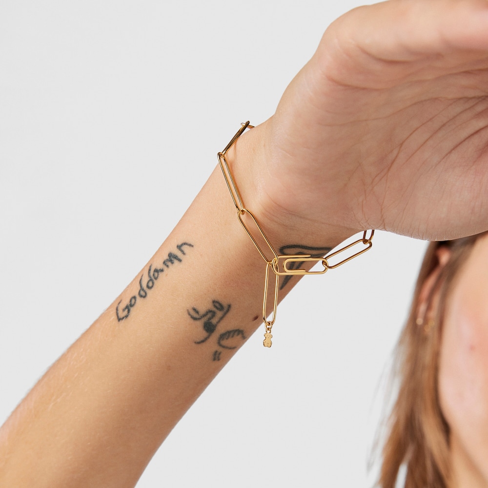 Pulseira TOUS Chain clip em Prata Vermeil