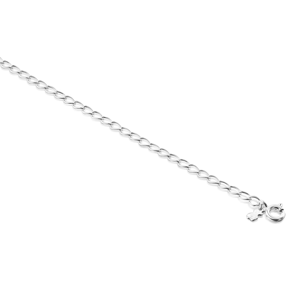 Tobillera rombo de plata TOUS Chain