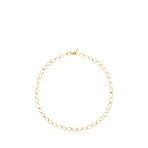 Fu&szlig;kettchen TOUS Chain Raute aus Vermeil-Silber