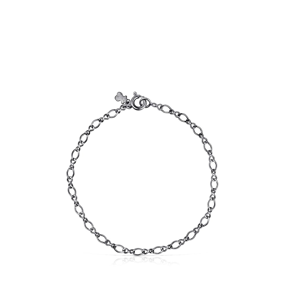 Silver and Dark Silver TOUS Chain Bracelets pack