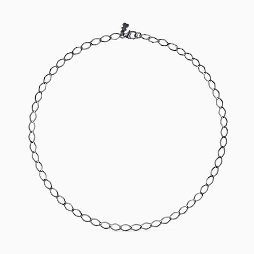 Gargantilha TOUS Chain losango em Prata dark silver