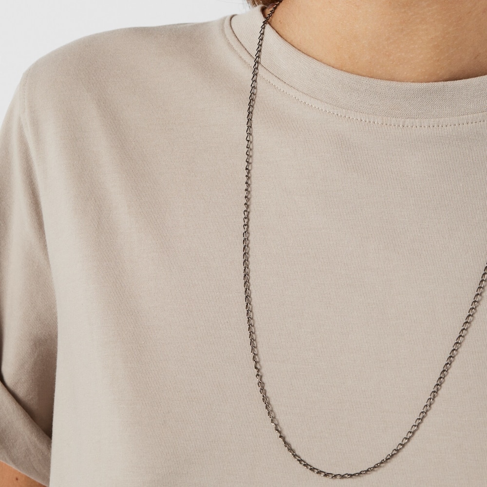 Medium Dark Silver TOUS Chain oval Chain