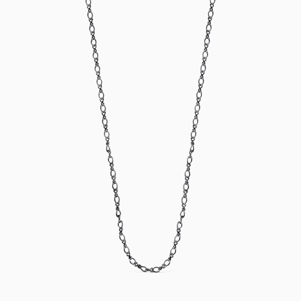 Corrente m&eacute;dia TOUS Chain barbada em Prata dark silver