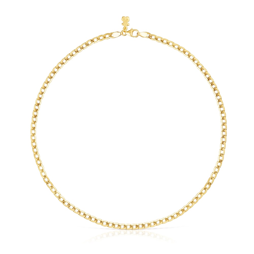 Curb-chain Choker with 18kt gold plating over silver TOUS Chain