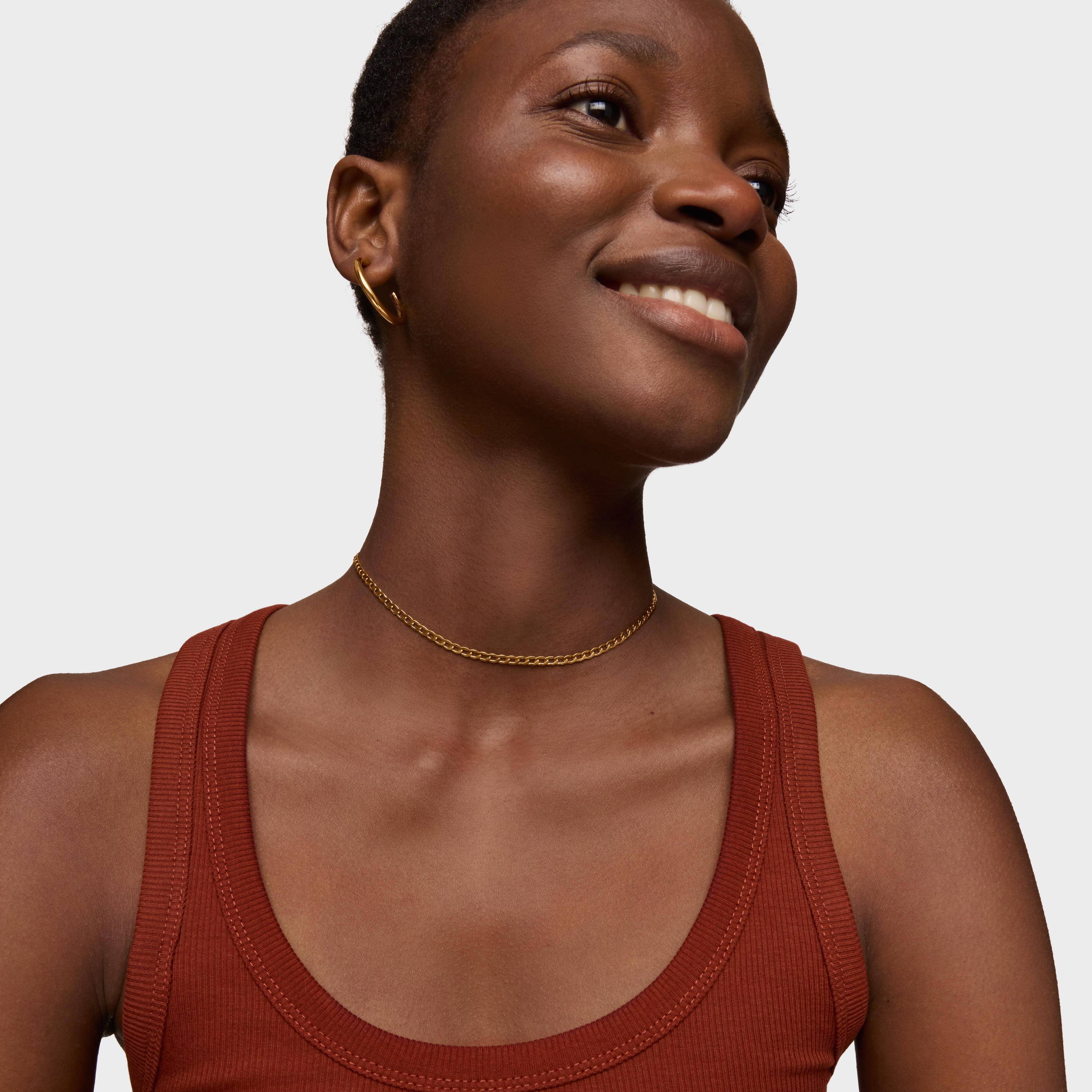 Curb-chain Choker with 18K gold vermeil TOUS Chain