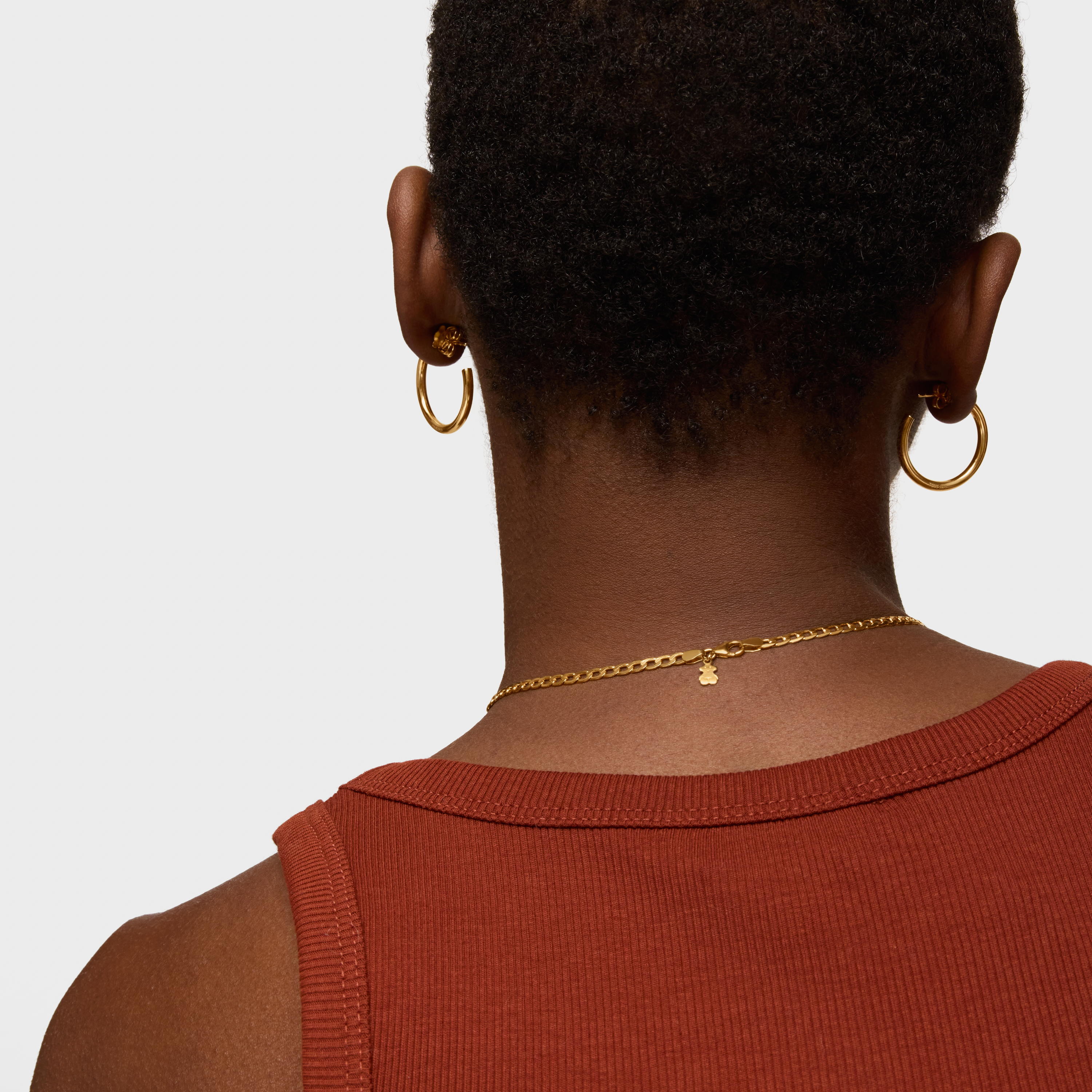 Curb-chain Choker with 18K gold vermeil TOUS Chain