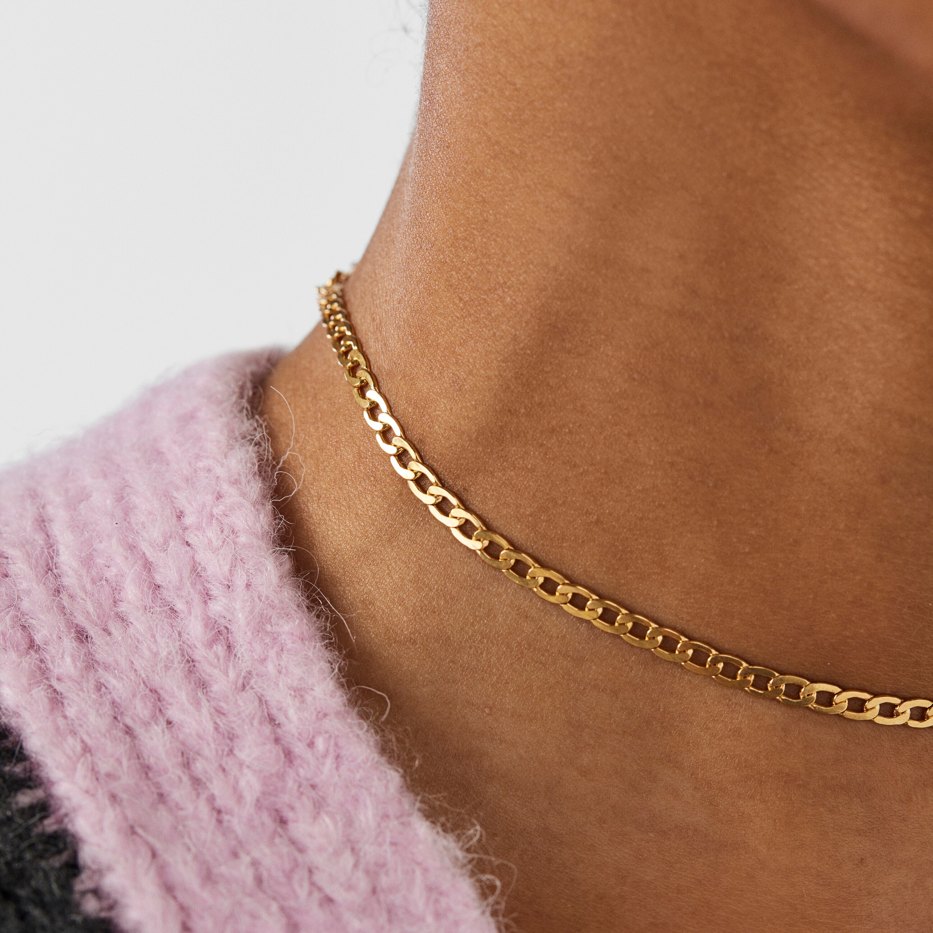 Curb-chain Choker with 18kt gold plating over silver TOUS Chain