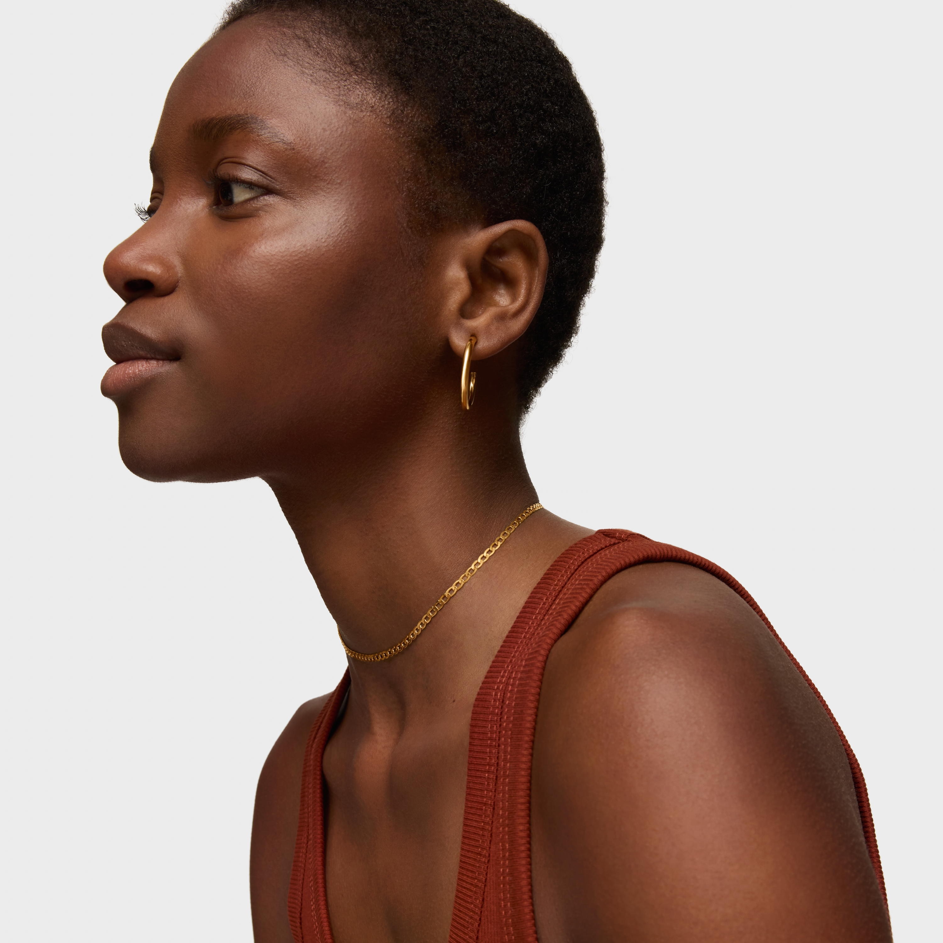 Curb-chain Choker with 18K gold vermeil TOUS Chain