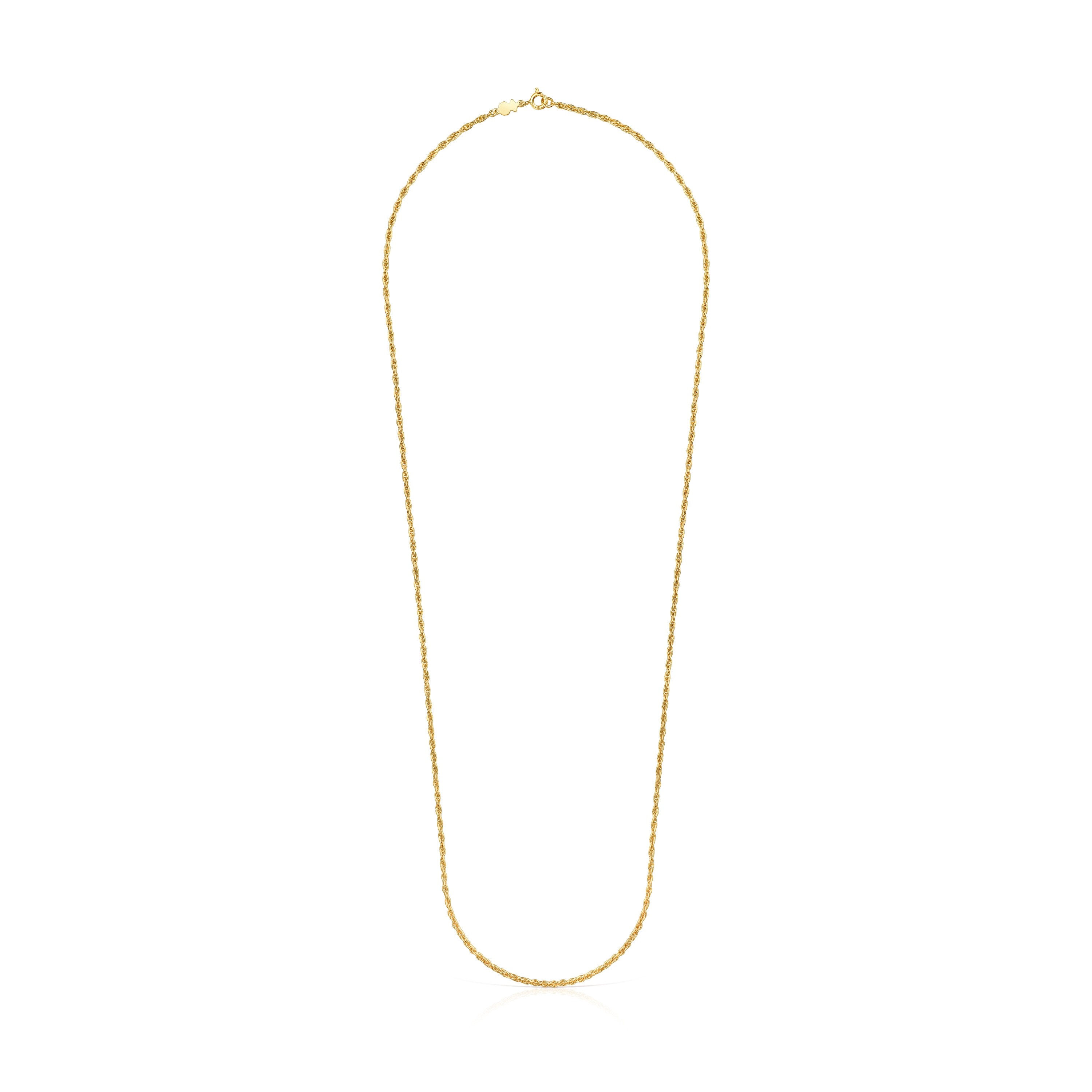 Medium Silver Vermeil TOUS Chain cord Chain