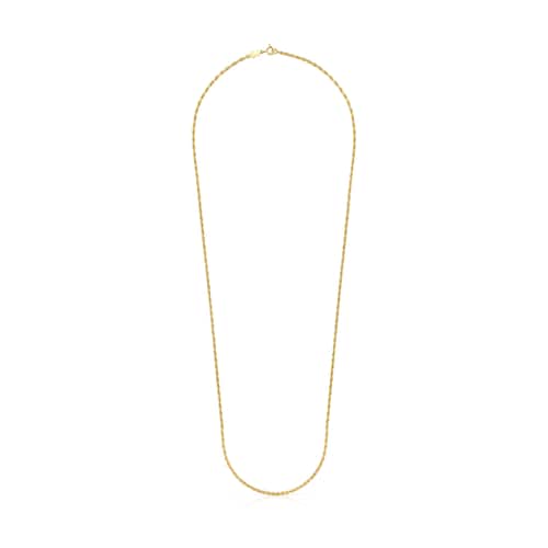 Medium Silver Vermeil TOUS Chain cord Chain