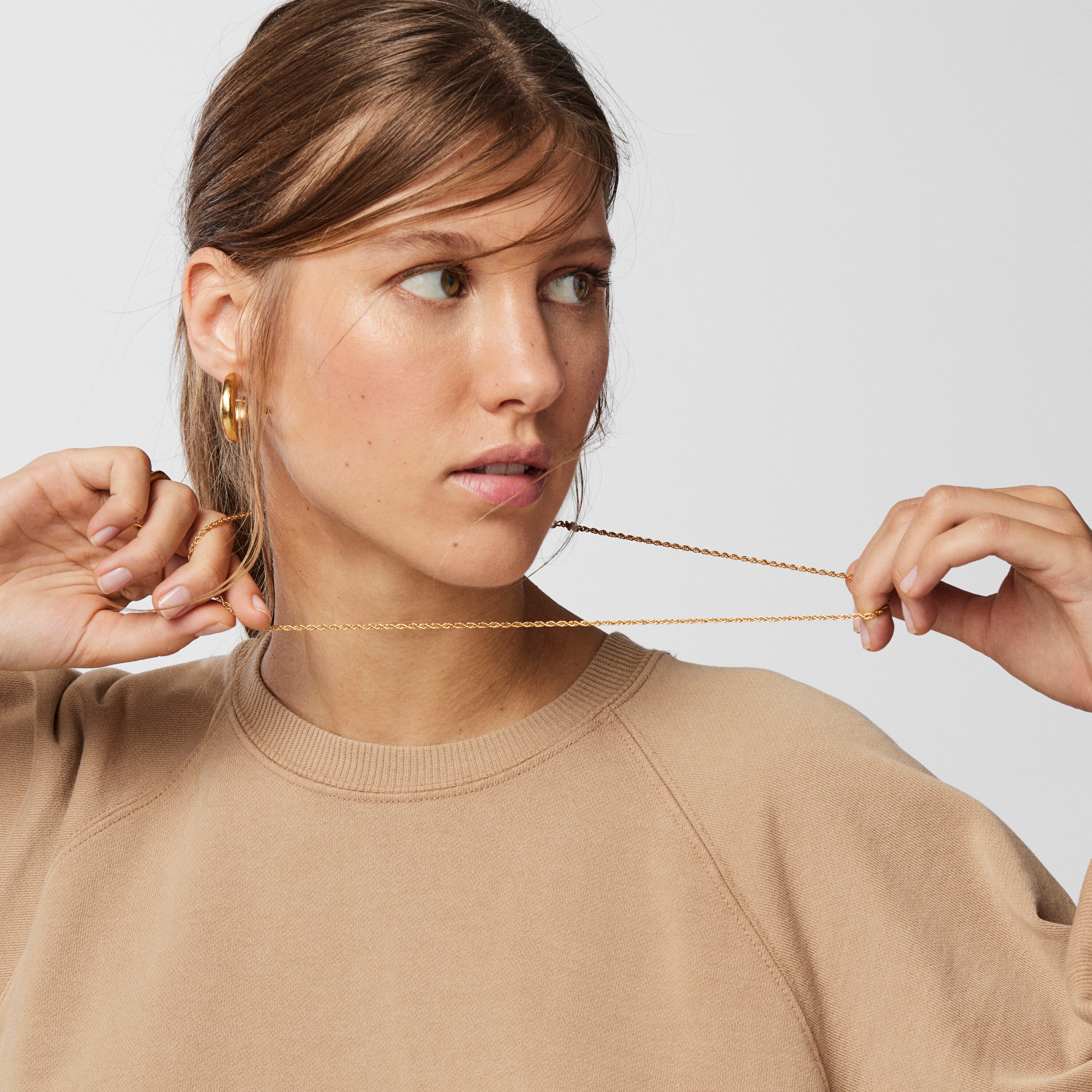 Medium Silver Vermeil TOUS Chain cord Chain