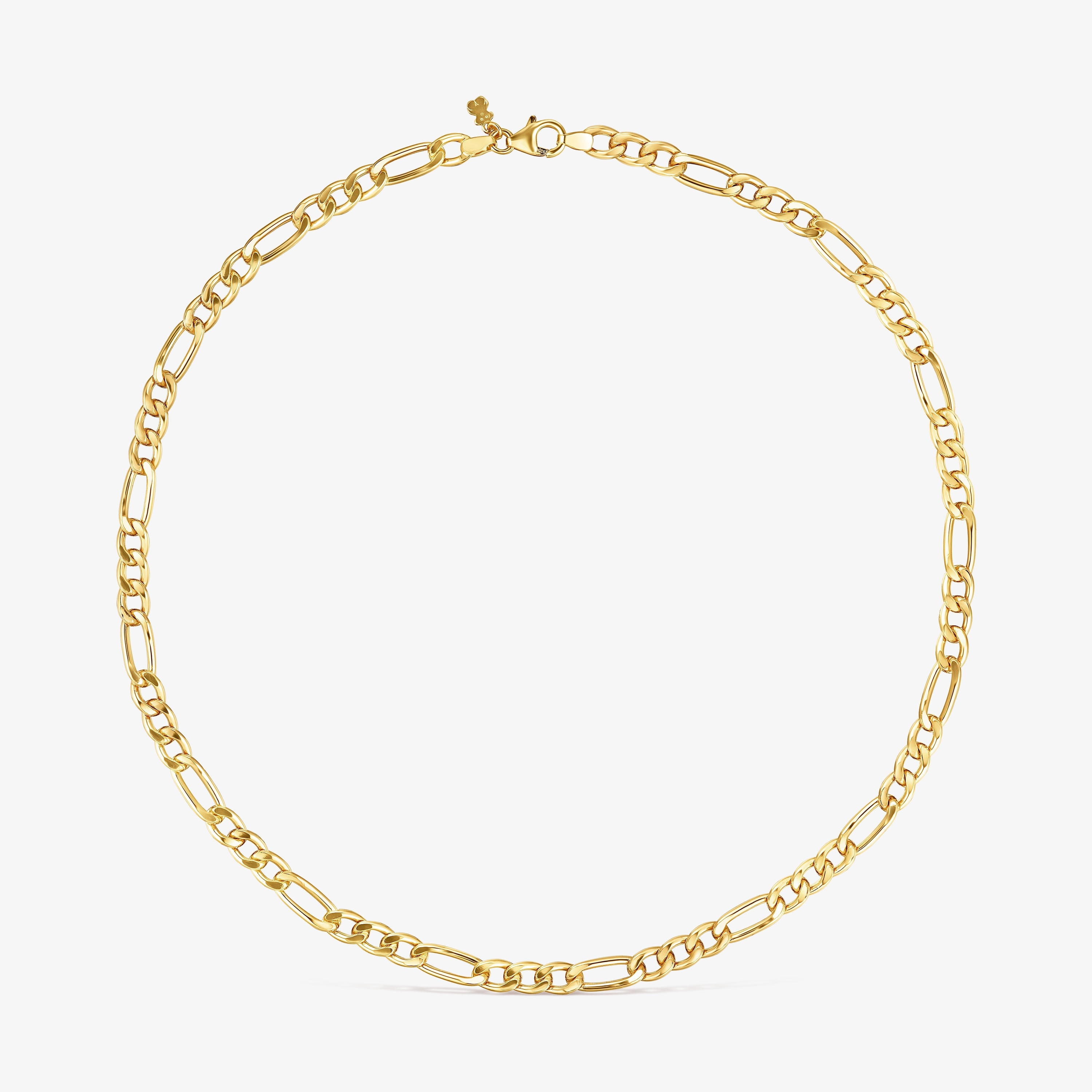 Mixed curb-chain Choker with 18K gold vermeil TOUS Chain