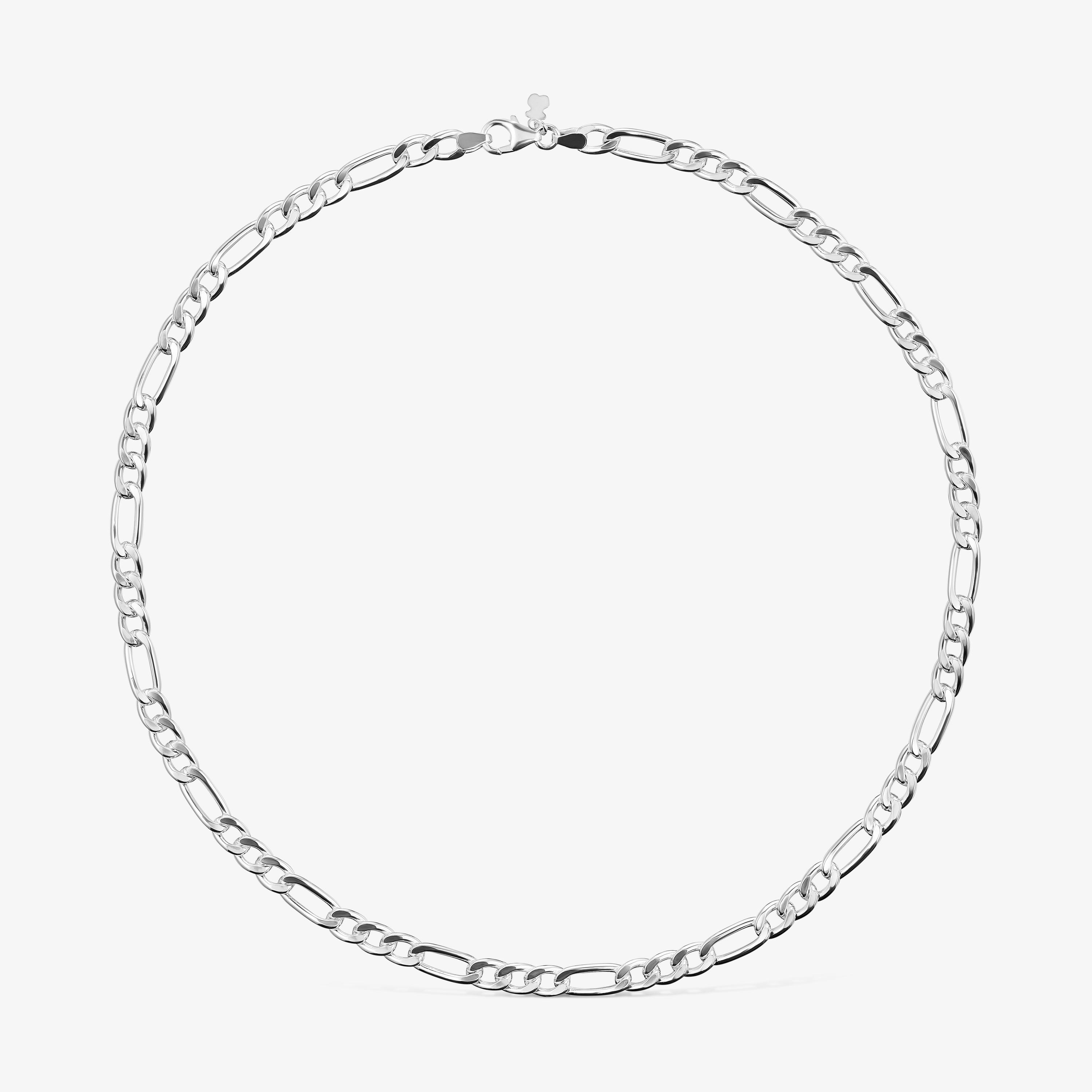 Silver mixed curb-chain Choker TOUS Chain