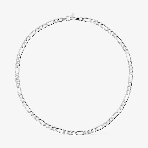 Silver mixed curb-chain Choker TOUS Chain