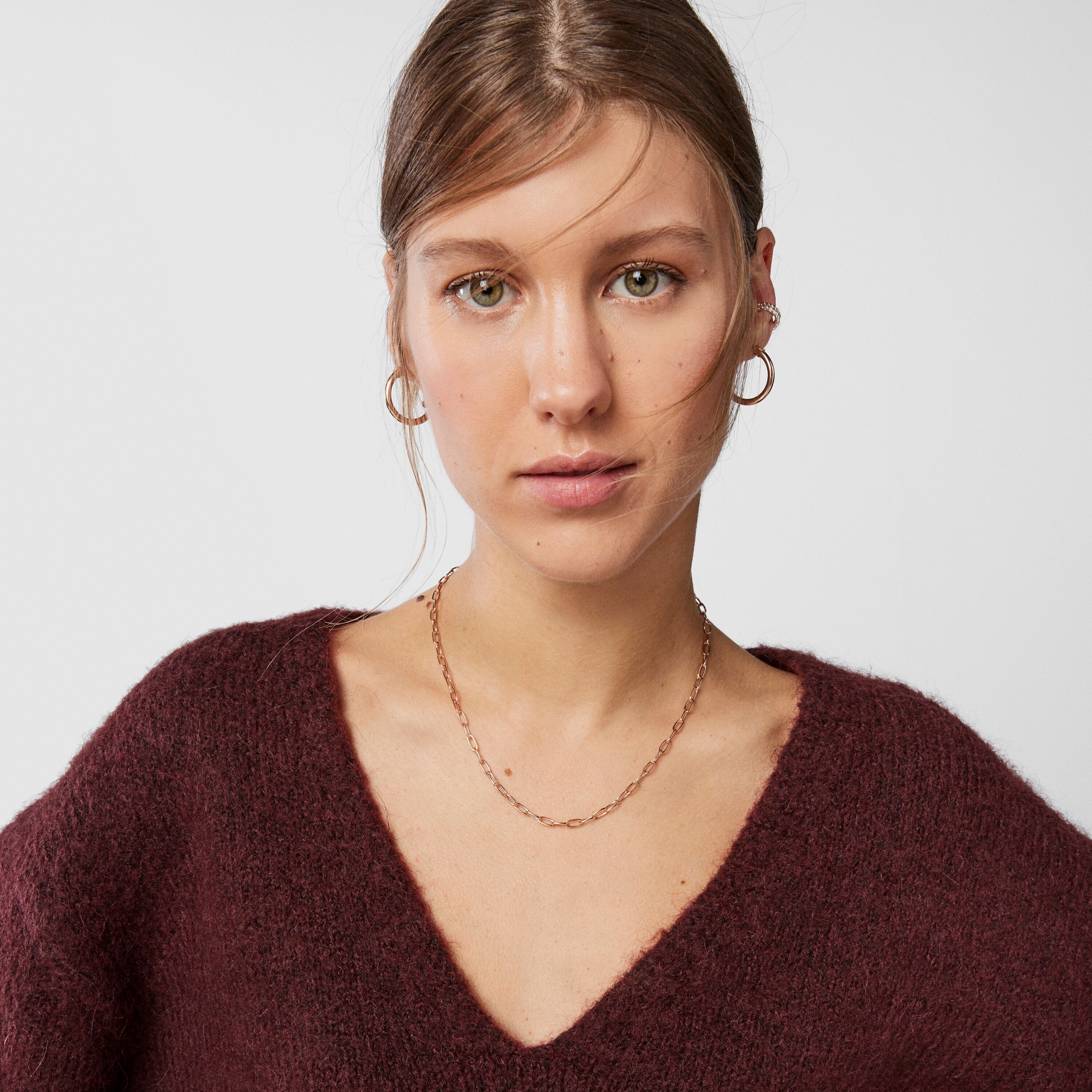 Rose 18K gold vermeil TOUS Chain oval Choker