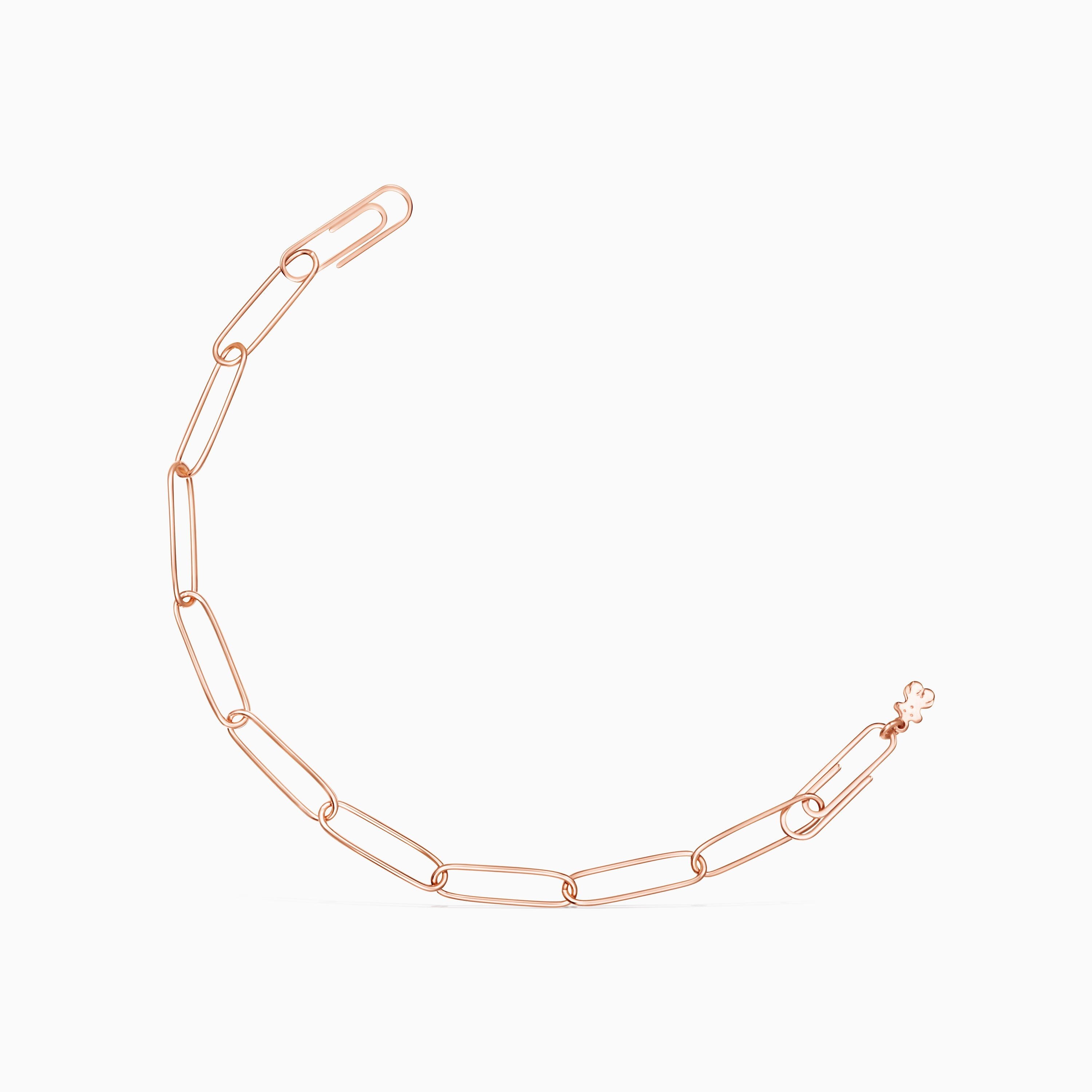 Long Rose 18K gold vermeil TOUS Chain clip Chain