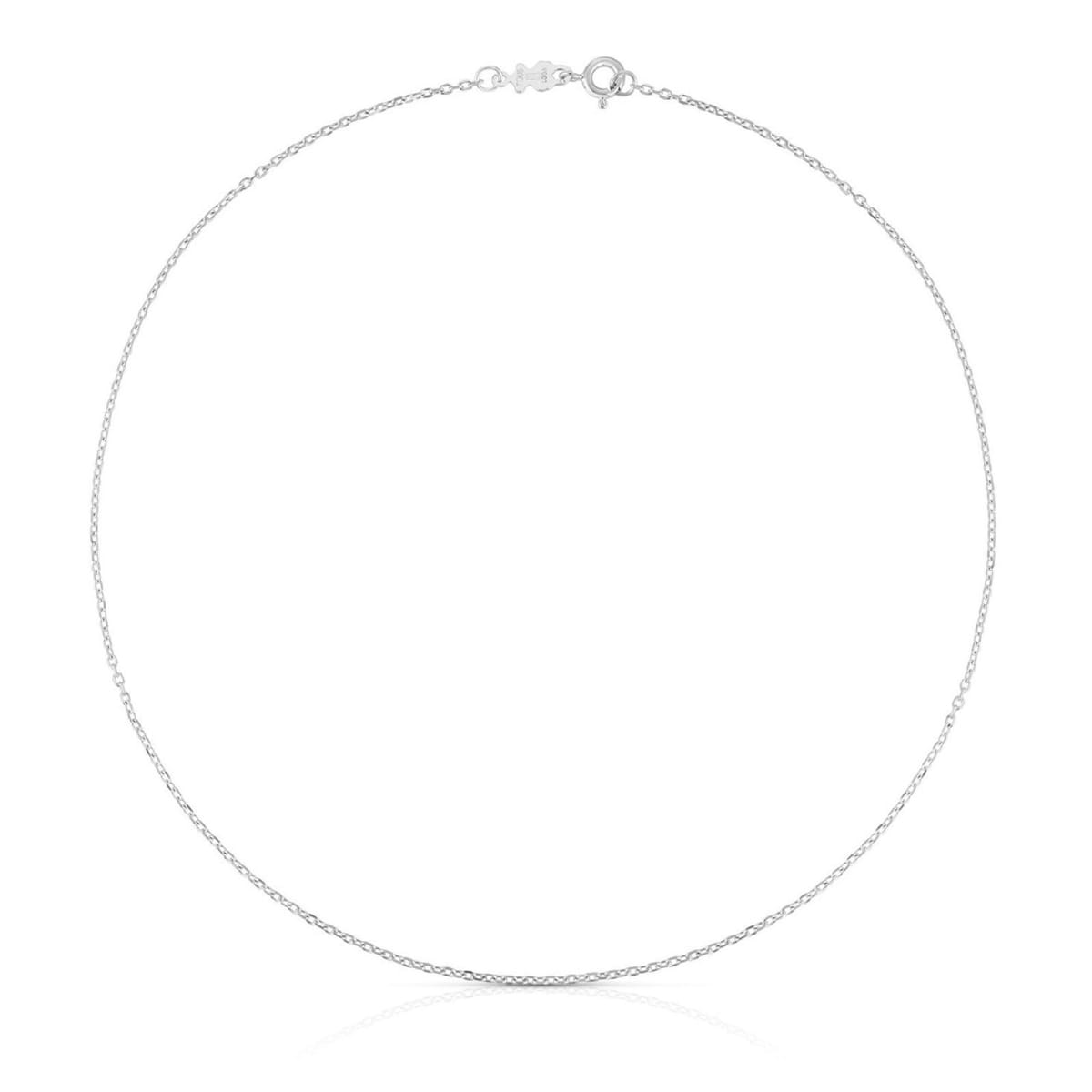 Tous - Gargantilla De Plata Con Anillas Redondas, 40 Cm Chain - Plateado