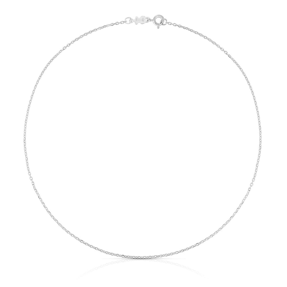 Silver TOUS Chain Choker 40cm