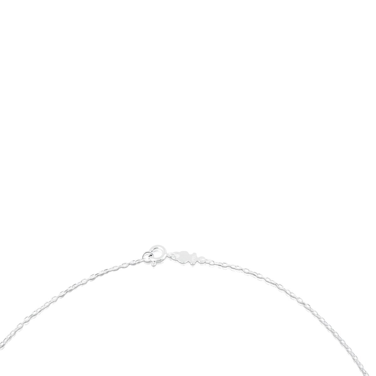 Gargantilla de plata con anillas ovales, 45 cm TOUS Chain