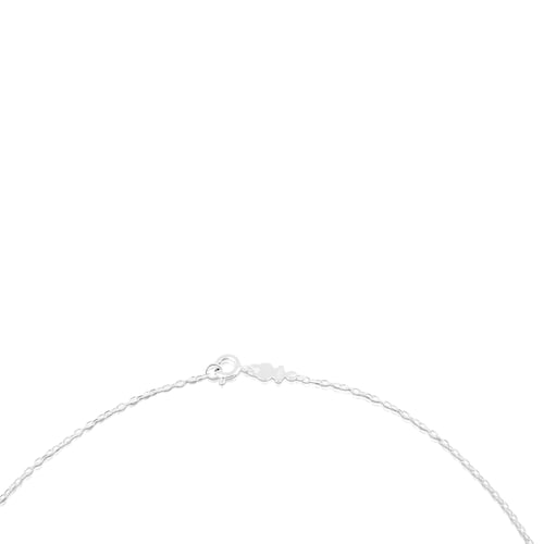 Silver Choker with oval rings measuring 45 cm TOUS Chain