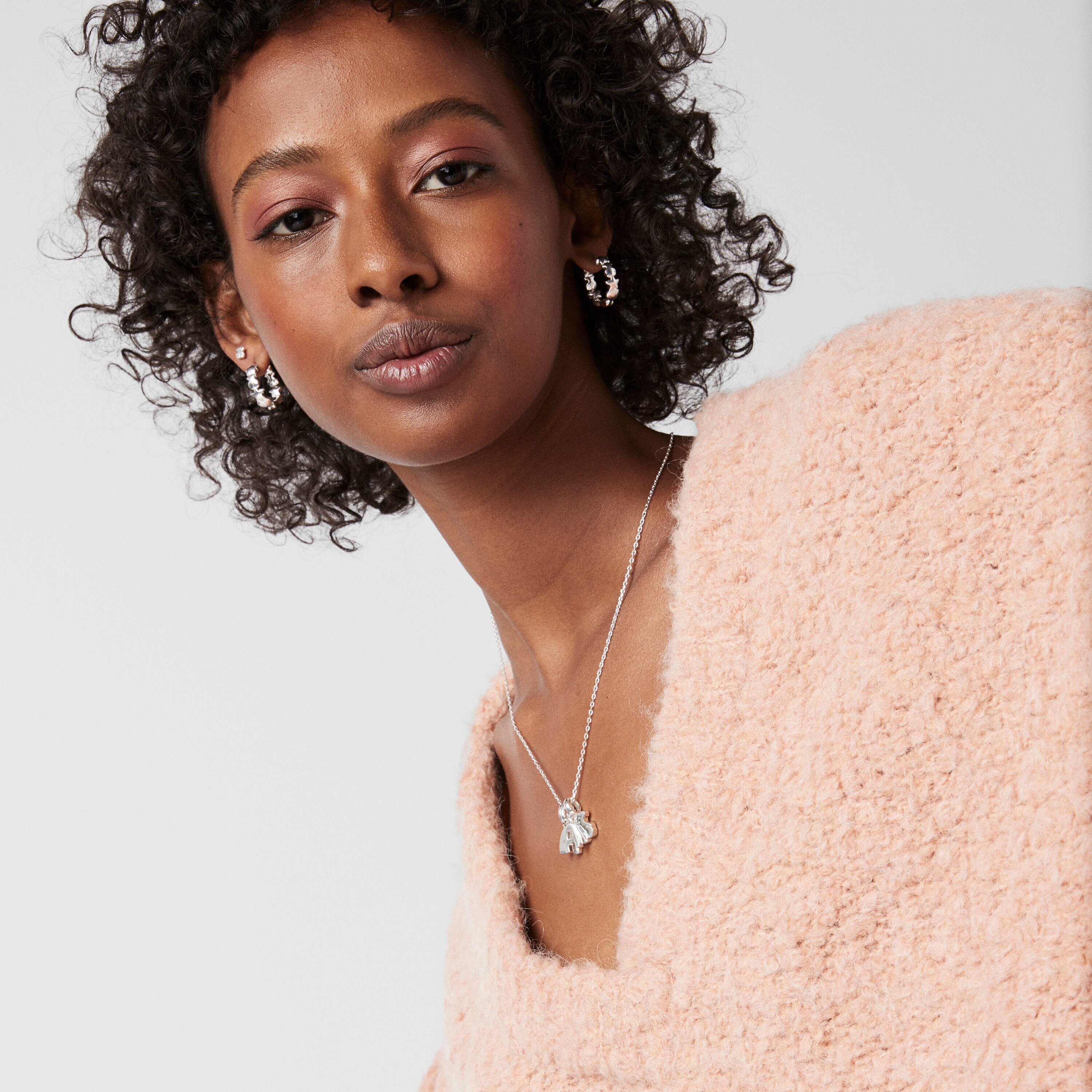 Silver Choker with oval rings measuring 45 cm TOUS Chain | TOUS