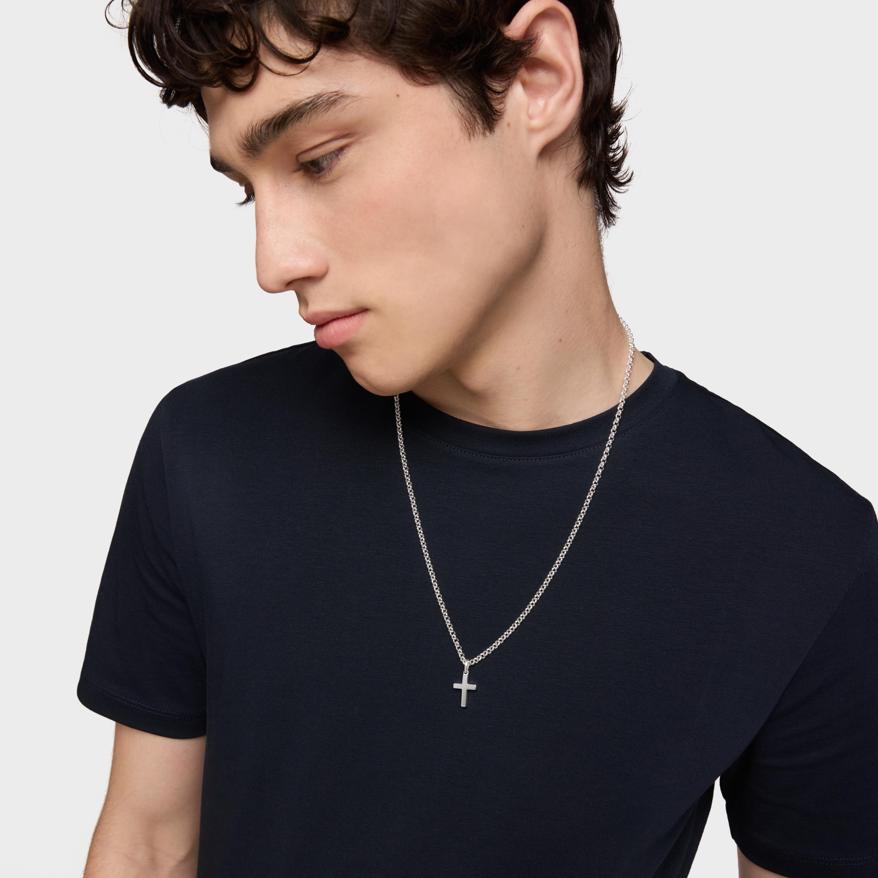 Silver TOUS Cruz Pendant