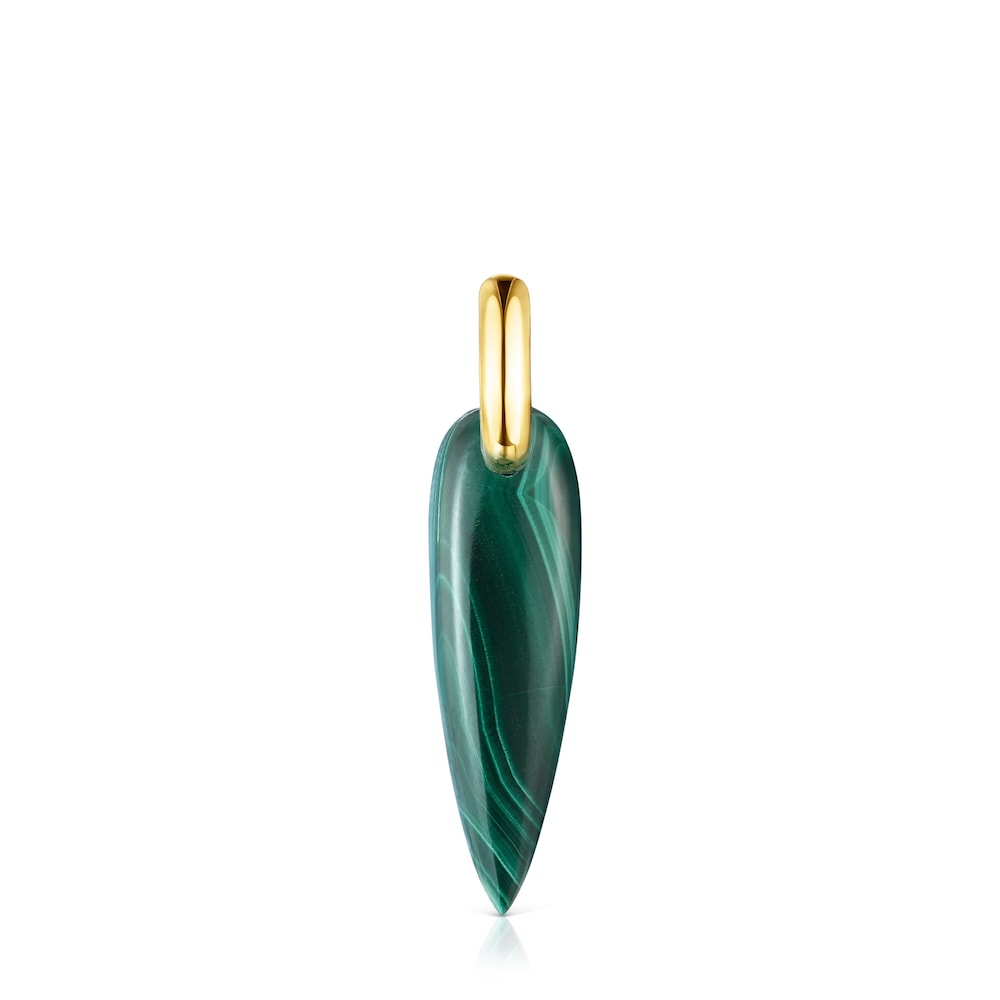 Colgante punta malaquita Tiny