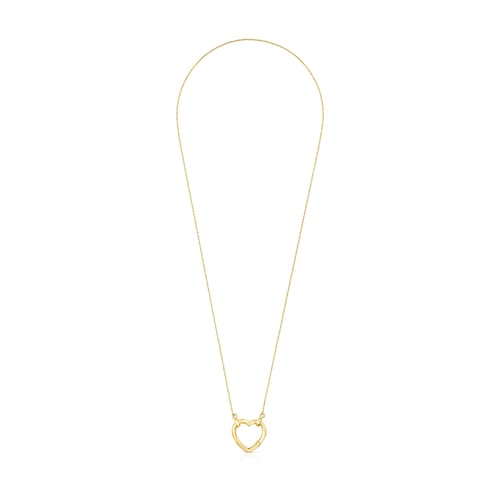 Collar Hold coraz&oacute;n de Oro