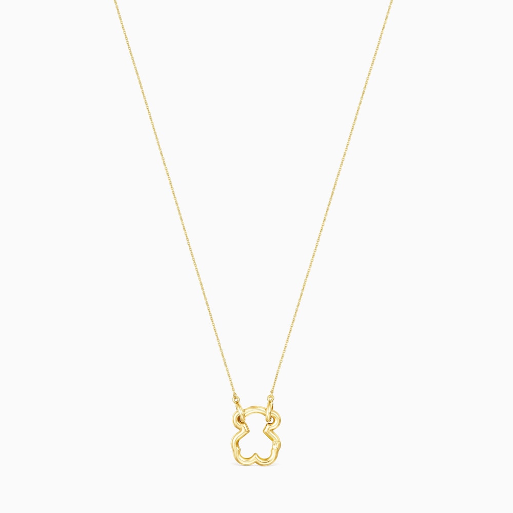 Collar oso de oro Hold