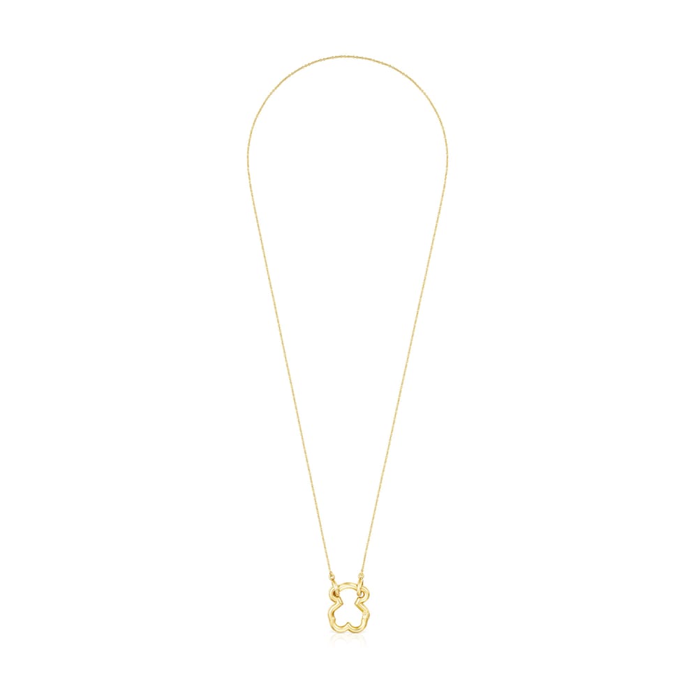 Collar oso de oro Hold image number 1