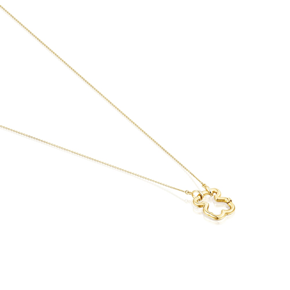 Collar oso de oro Hold image number 2