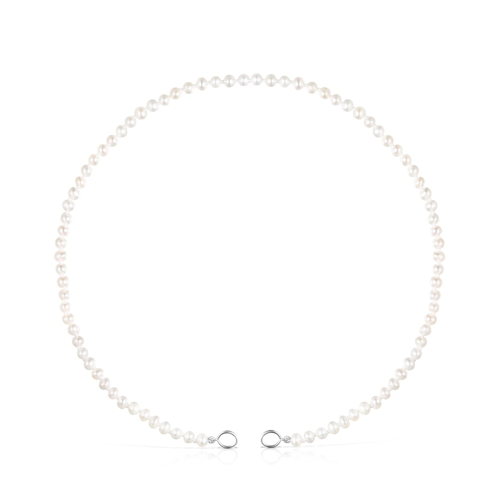 Collar Hold de Perlas y Plata