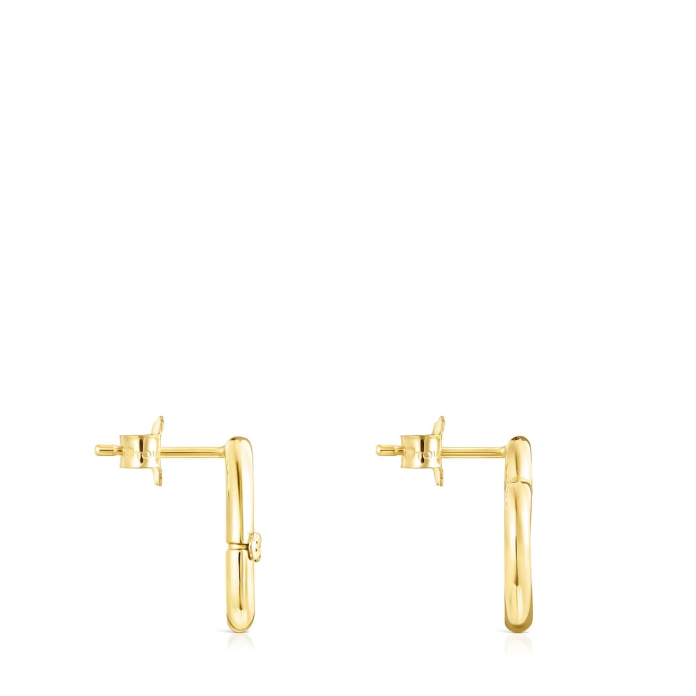 Pendientes corazón de oro Hold image number 1