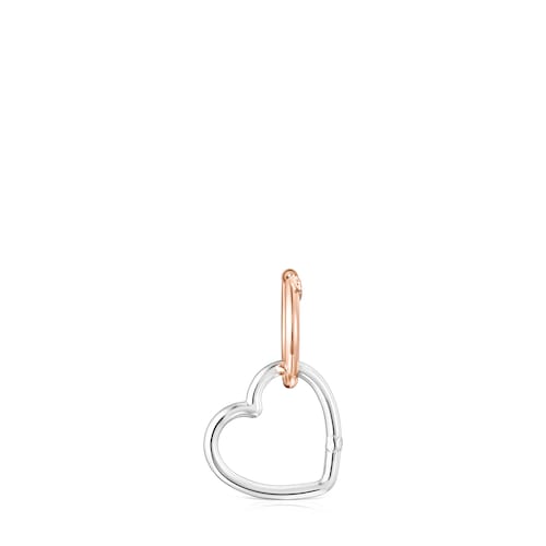 Criolla suelta corazón bicolor rosa Hold image number 0