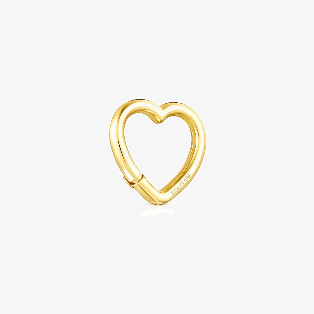 Anilla coraz&oacute;n de oro Hold