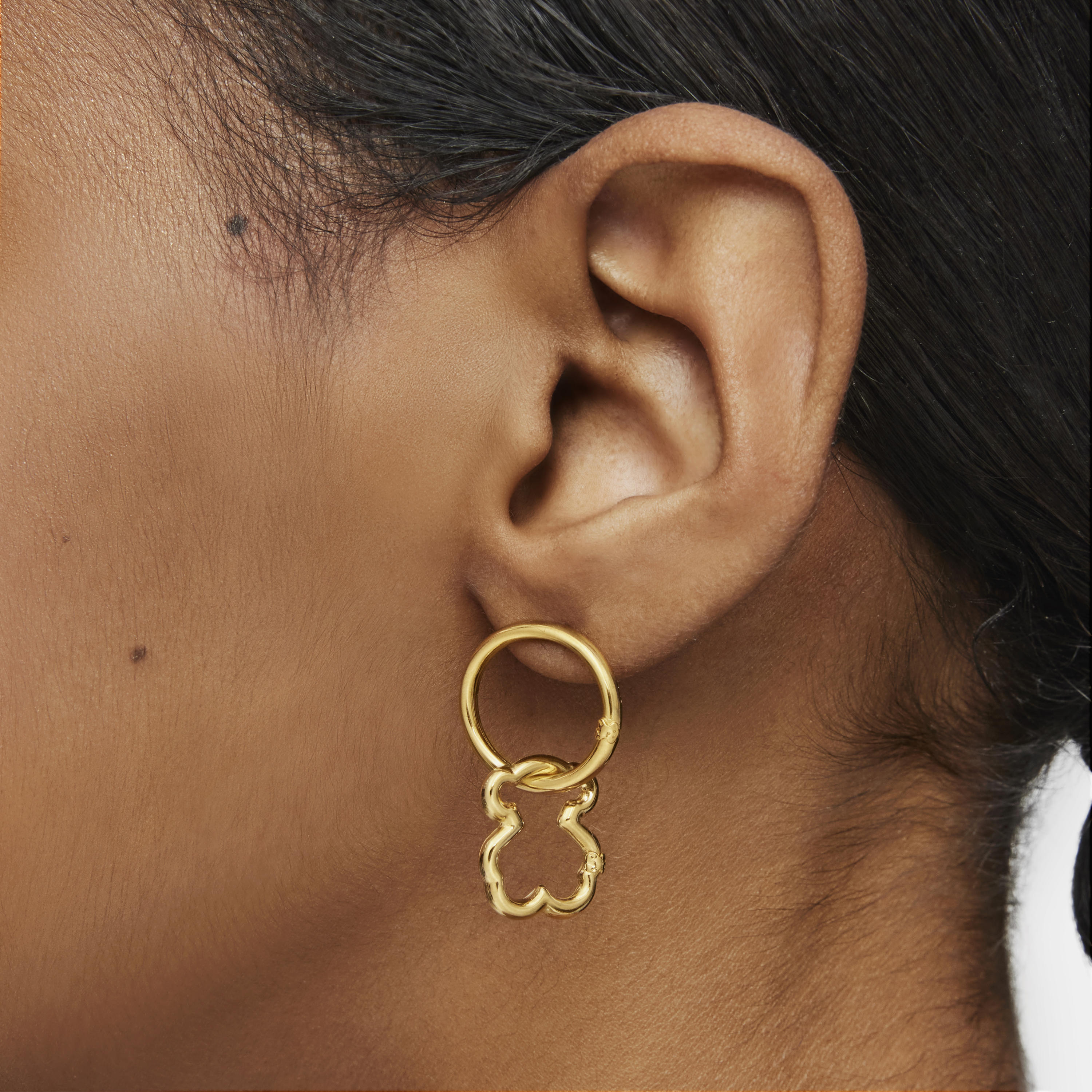 Small Gold Hold Bear Ring