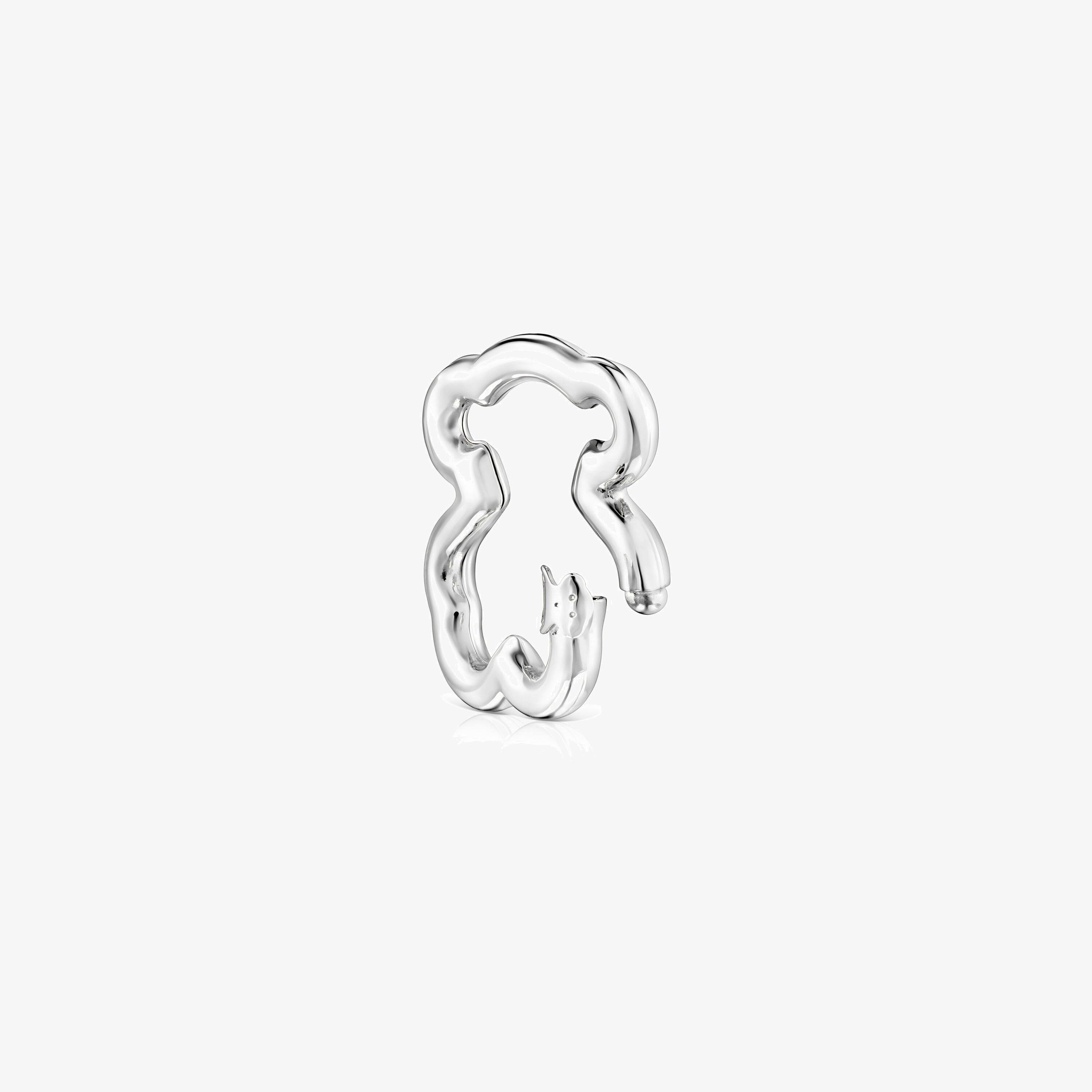 Hold Silver Bear Ring