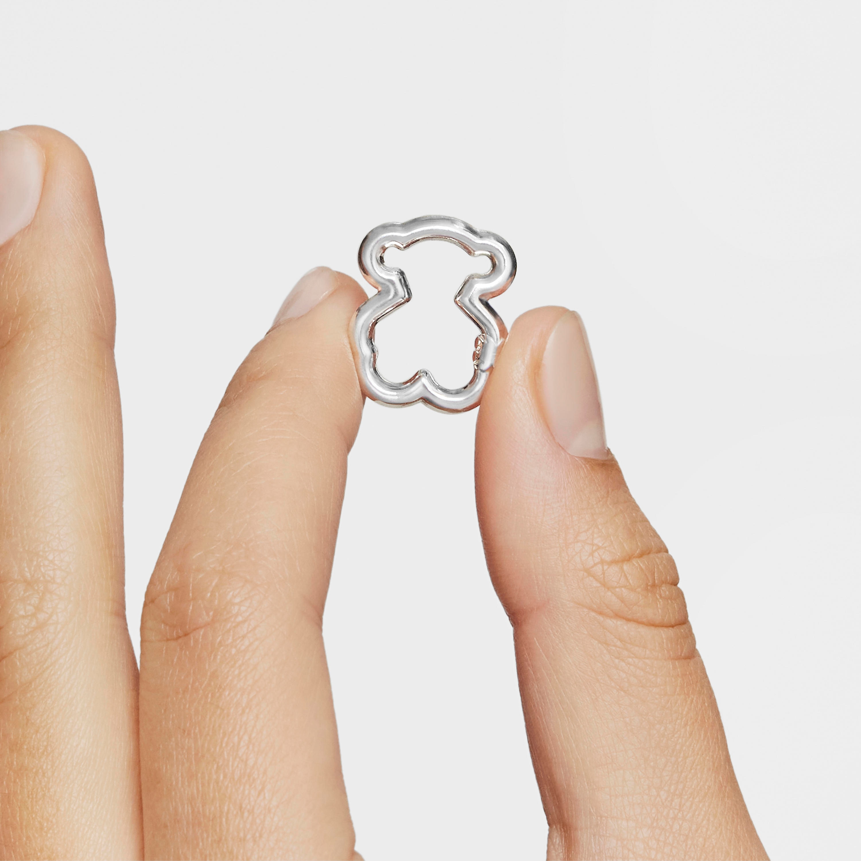 Hold Silver Bear Ring