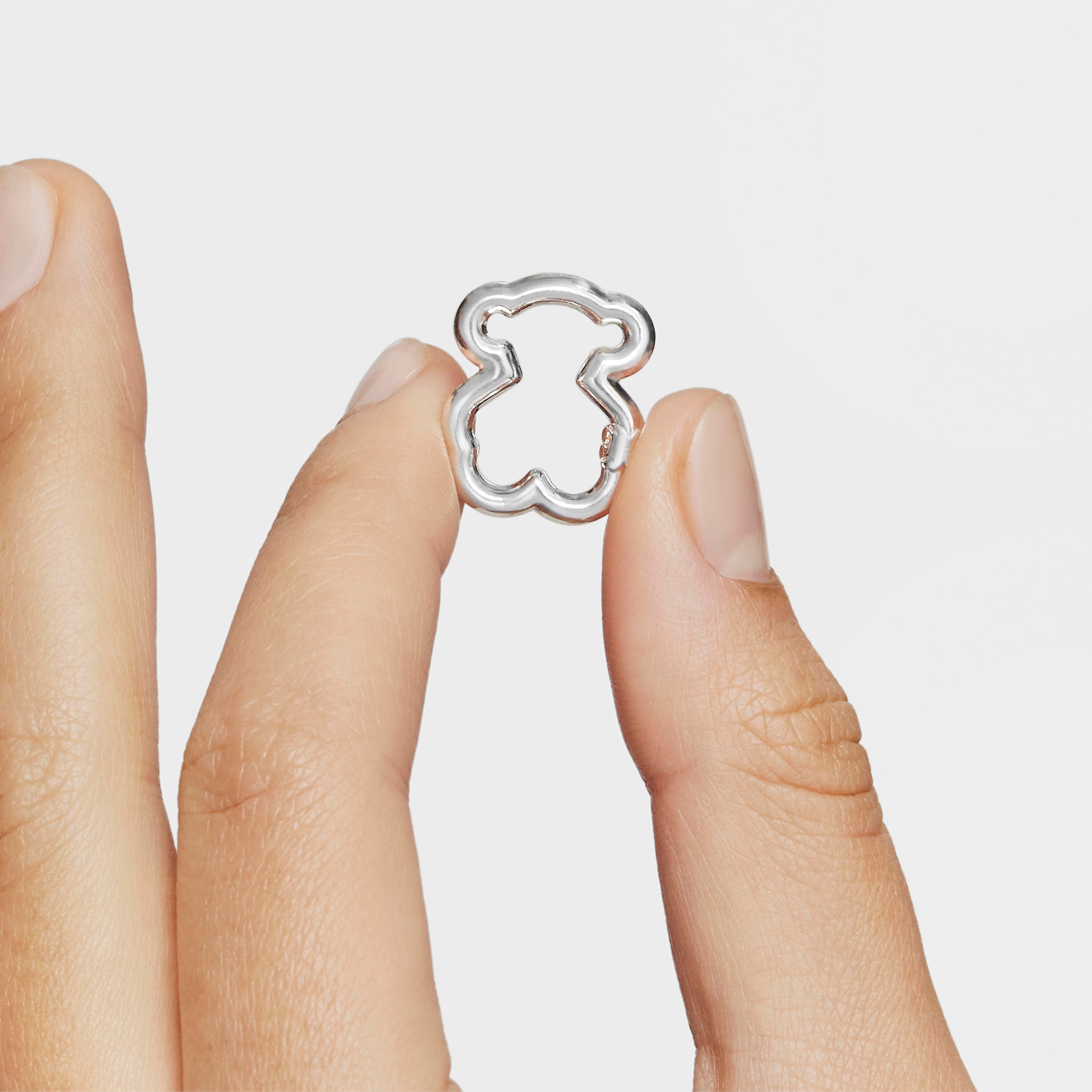 Hold Silver Bear Ring