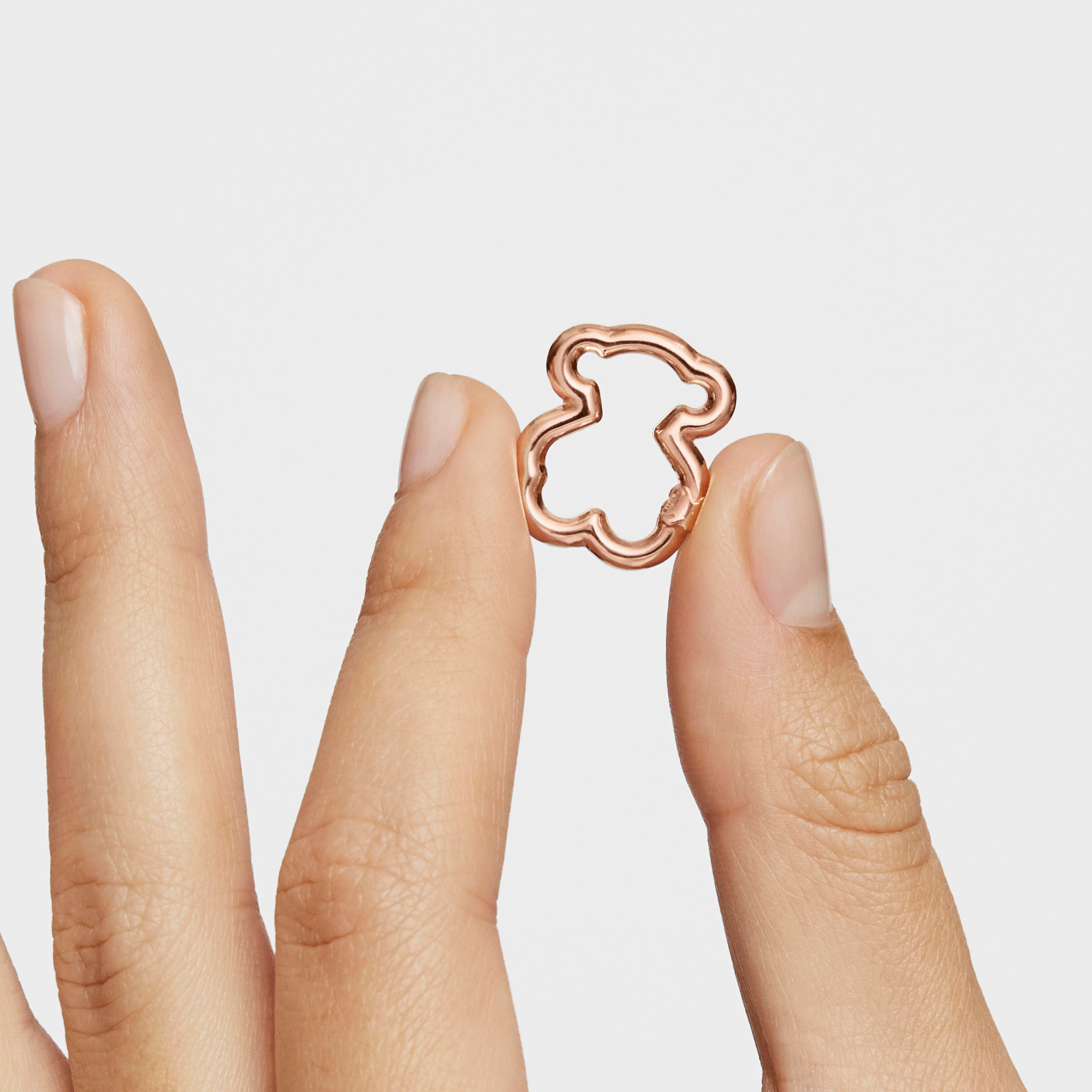 Hold Rose Vermeil Bear Ring