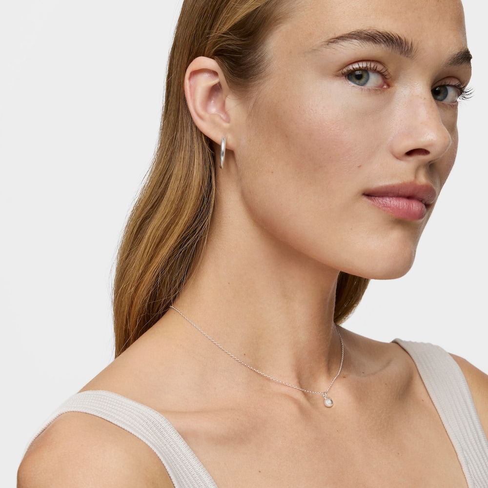 Collar Icon Pearl de plata y perla