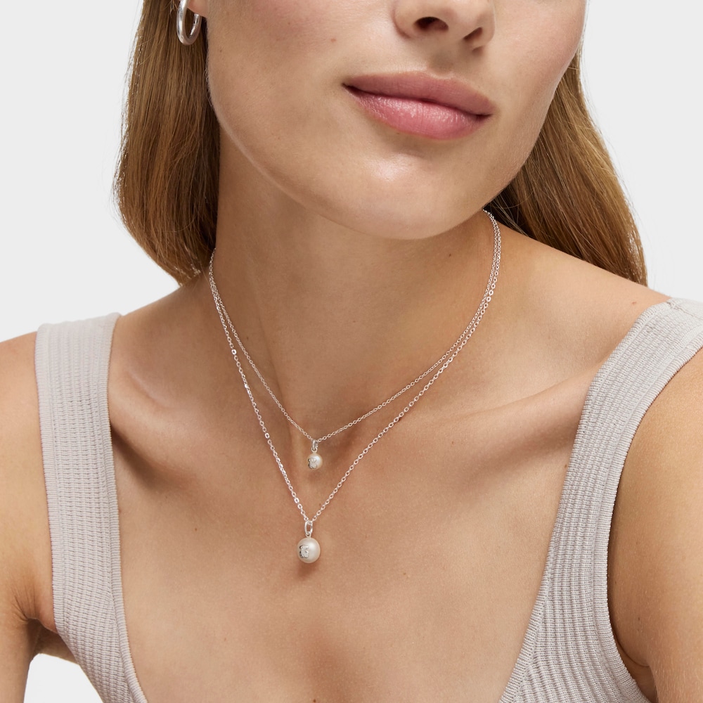 Collar de plata y perla Icon Pearl image number 6