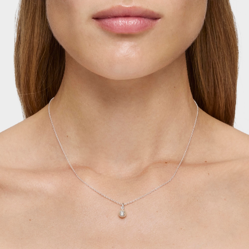 Collar Icon Pearl de plata y perla