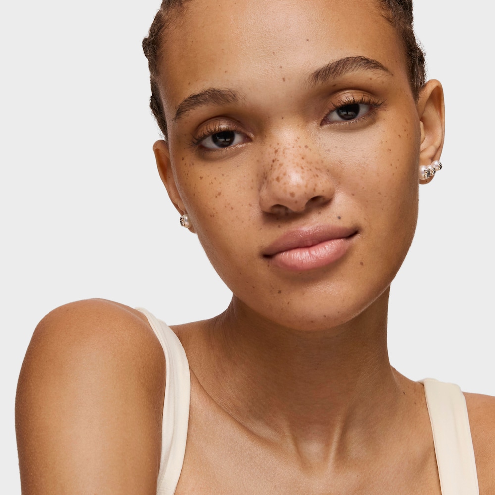 Pendientes de plata y perlas Icon Pearl